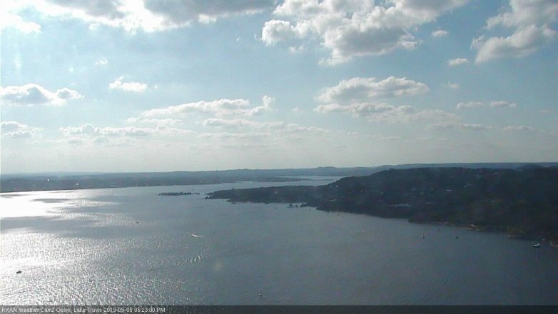 Lake Travis webcam, May 5, 2019 4:25 PM CT