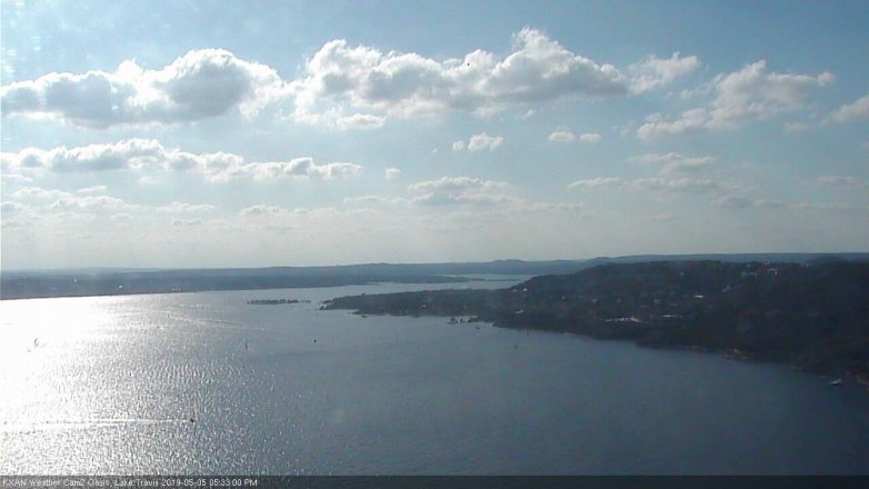 Lake Travis webcam, May 5, 2019 4:35 PM CT