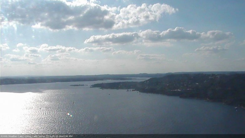 Lake Travis webcam, May 5, 2019 4:45 PM CT