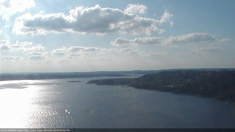 Lake Travis webcam, May 5, 2019 4:50 PM CT