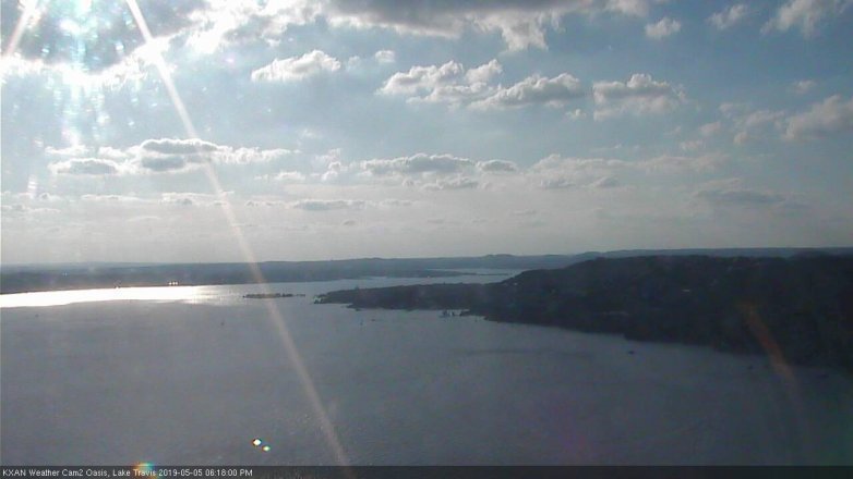 Lake Travis webcam, May 5, 2019 5:20 PM CT