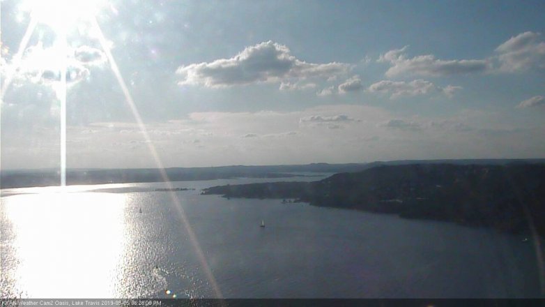 Lake Travis webcam, May 5, 2019 5:30 PM CT