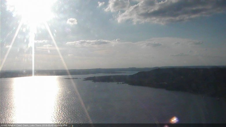 Lake Travis webcam, May 5, 2019 5:45 PM CT