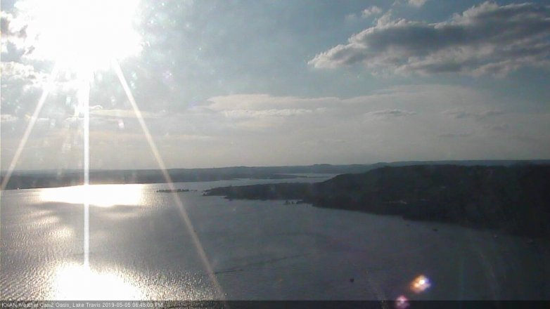 Lake Travis webcam, May 5, 2019 5:50 PM CT