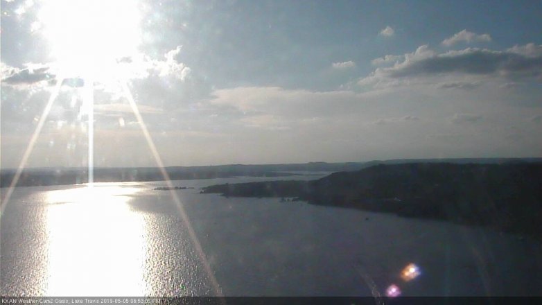 Lake Travis webcam, May 5, 2019 5:55 PM CT