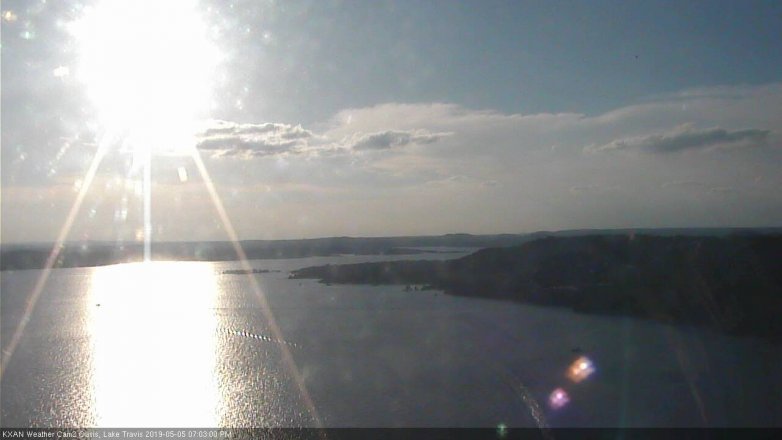 Lake Travis webcam, May 5, 2019 6:05 PM CT