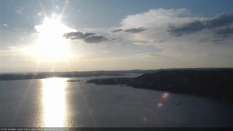 Lake Travis webcam, May 5, 2019 6:25 PM CT
