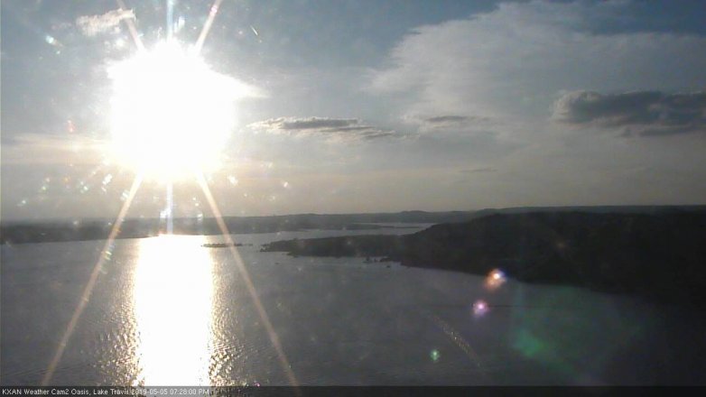 Lake Travis webcam, May 5, 2019 6:30 PM CT