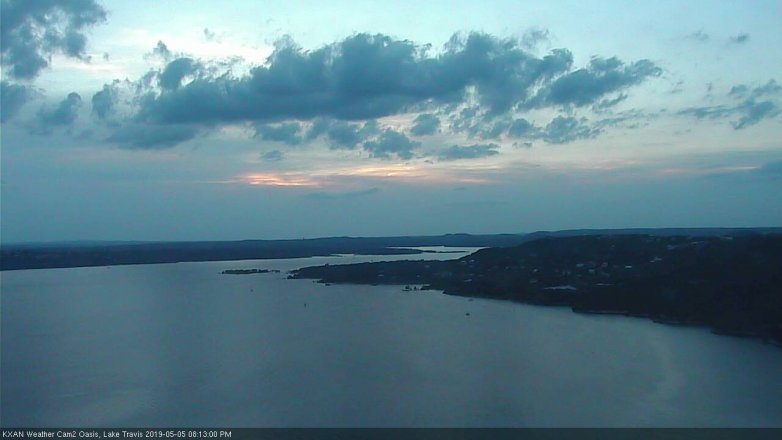 Lake Travis webcam, May 5, 2019 7:15 PM CT