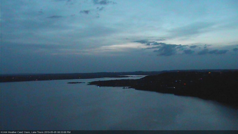 Lake Travis webcam, May 5, 2019 7:35 PM CT