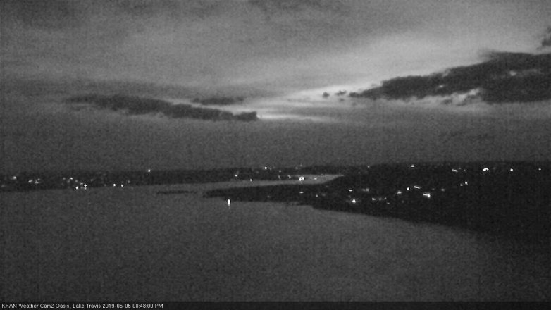 Lake Travis webcam, May 5, 2019 7:50 PM CT