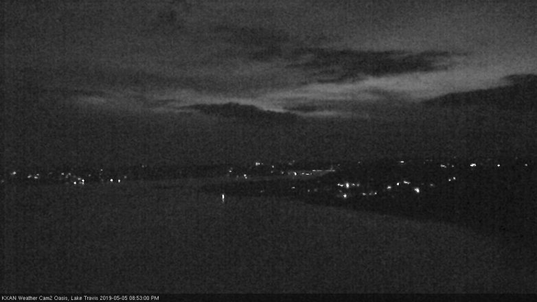 Lake Travis webcam, May 5, 2019 7:55 PM CT