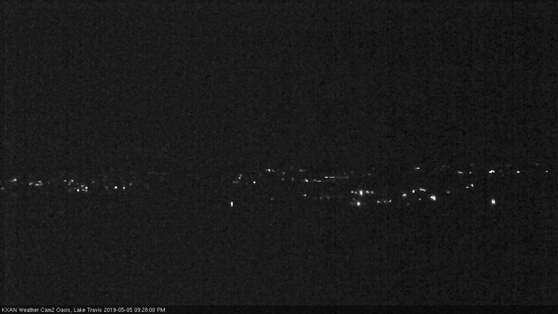 Lake Travis webcam, May 5, 2019 8:30 PM CT