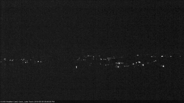 Lake Travis webcam, May 5, 2019 8:50 PM CT