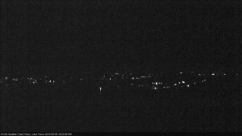Lake Travis webcam, May 5, 2019 9:05 PM CT