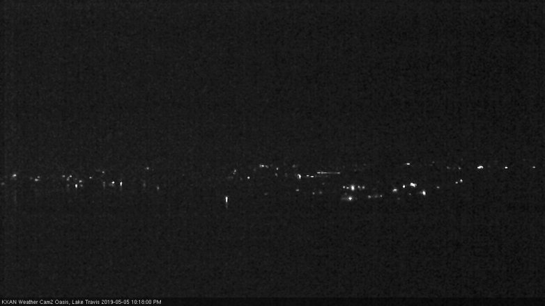 Lake Travis webcam, May 5, 2019 9:20 PM CT