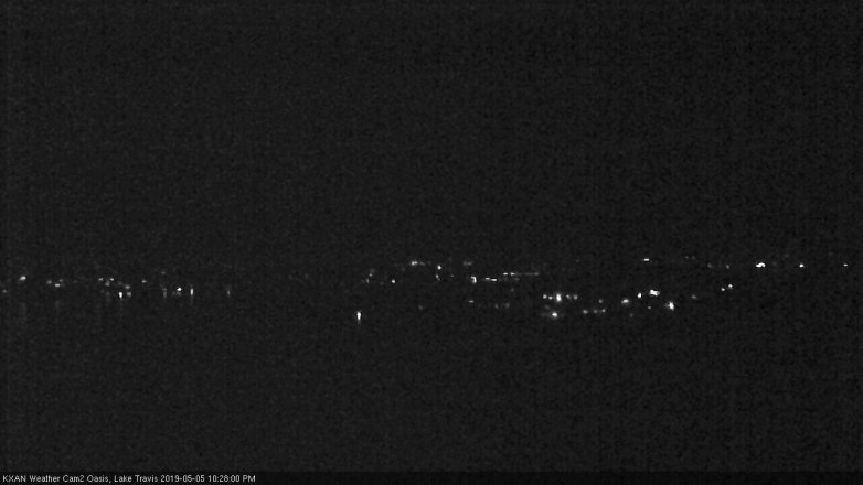 Lake Travis webcam, May 5, 2019 9:30 PM CT