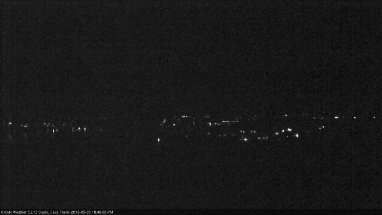 Lake Travis webcam, May 5, 2019 9:50 PM CT