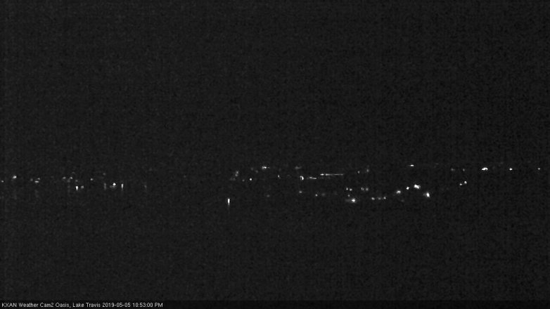 Lake Travis webcam, May 5, 2019 9:55 PM CT