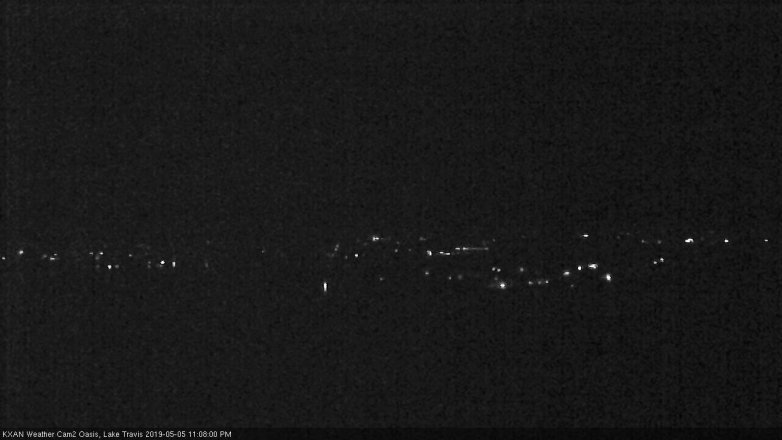 Lake Travis webcam, May 5, 2019 10:10 PM CT
