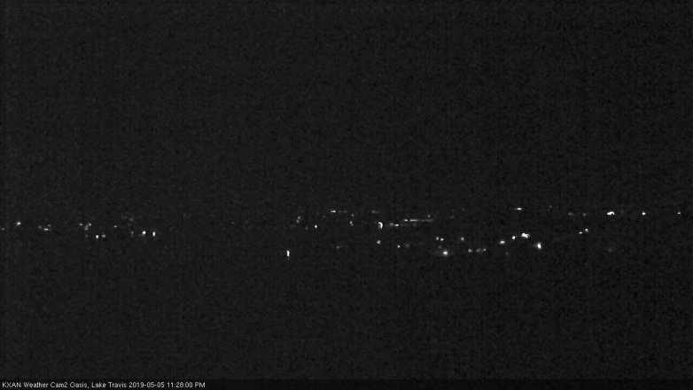 Lake Travis webcam, May 5, 2019 10:30 PM CT