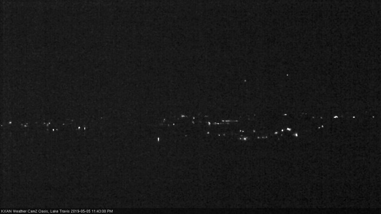 Lake Travis webcam, May 5, 2019 10:45 PM CT