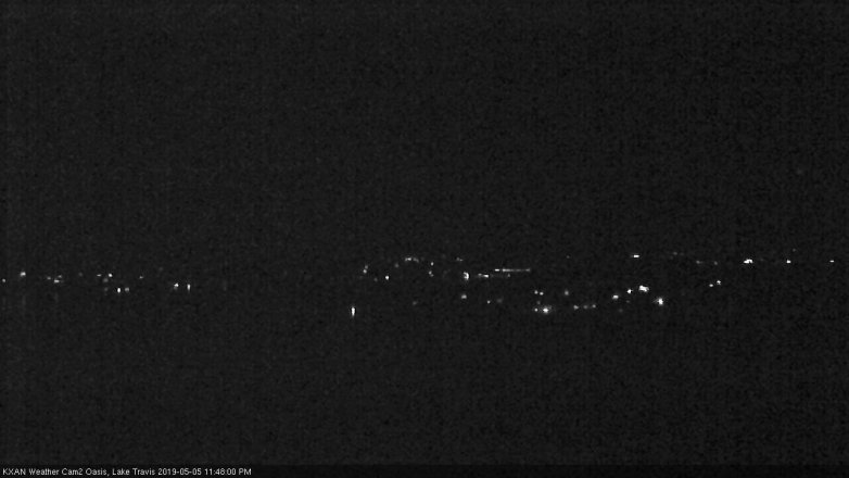 Lake Travis webcam, May 5, 2019 10:50 PM CT