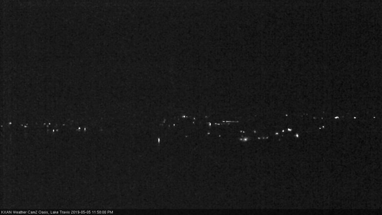 Lake Travis webcam, May 5, 2019 11:00 PM CT
