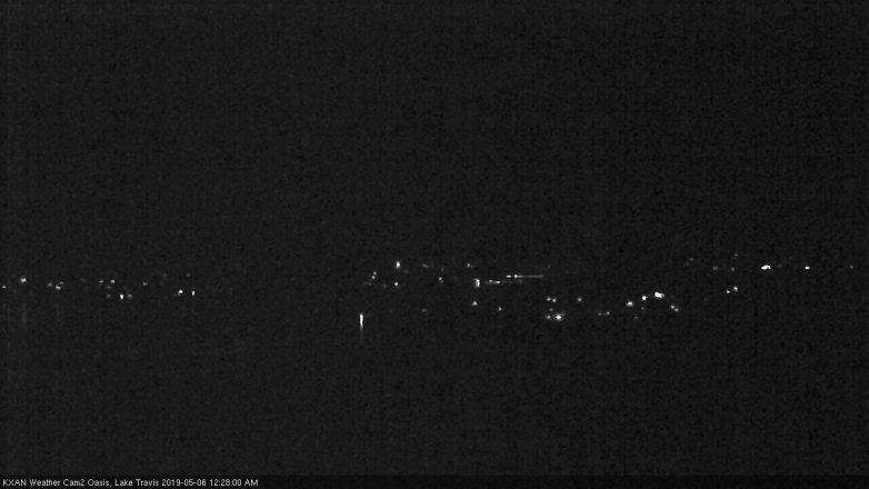 Lake Travis webcam, May 5, 2019 11:30 PM CT