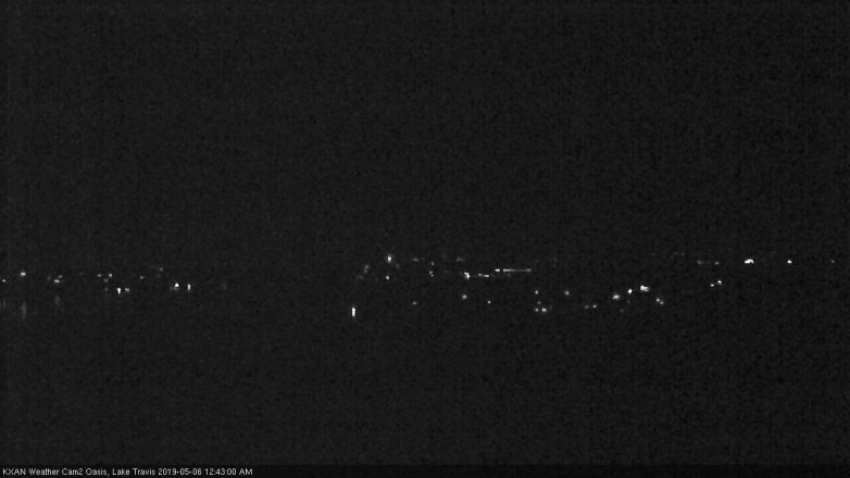 Lake Travis webcam, May 5, 2019 11:45 PM CT
