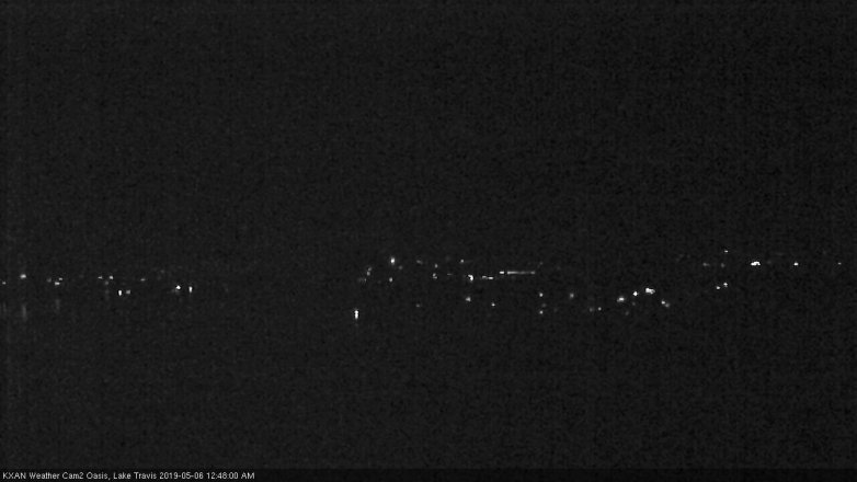 Lake Travis webcam, May 5, 2019 11:50 PM CT