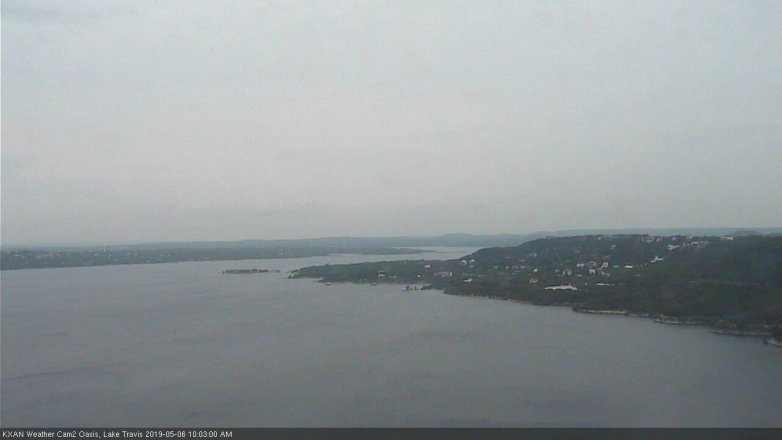 Lake Travis webcam, May 6, 2019 9:05 AM CT