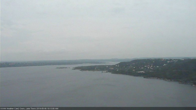 Lake Travis webcam, May 6, 2019 9:15 AM CT