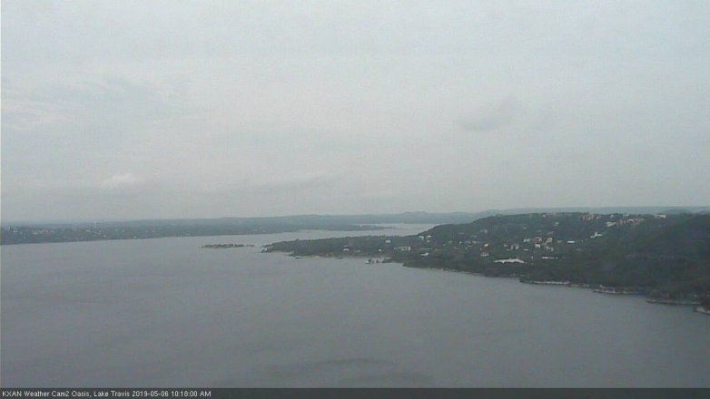 Lake Travis webcam, May 6, 2019 9:20 AM CT
