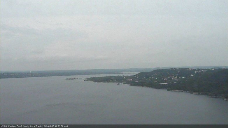 Lake Travis webcam, May 6, 2019 9:25 AM CT
