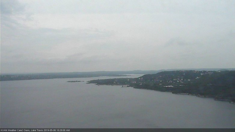 Lake Travis webcam, May 6, 2019 9:30 AM CT