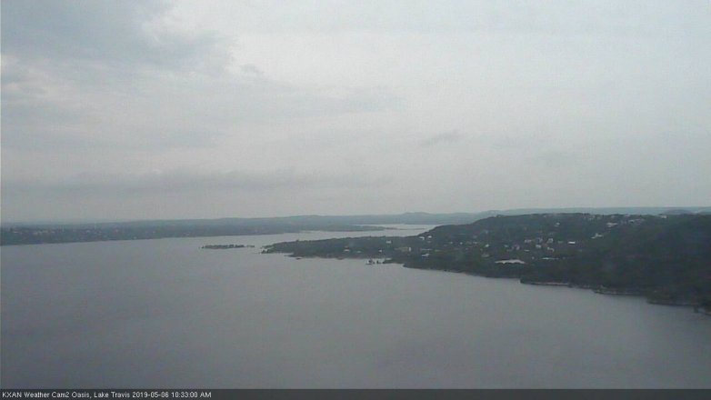 Lake Travis webcam, May 6, 2019 9:35 AM CT