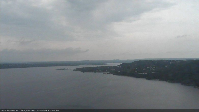 Lake Travis webcam, May 6, 2019 9:50 AM CT