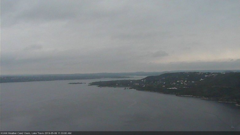 Lake Travis webcam, May 6, 2019 10:35 AM CT