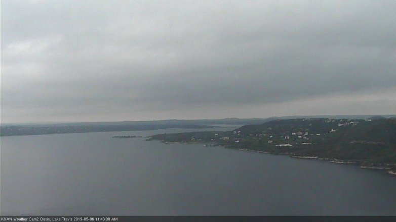 Lake Travis webcam, May 6, 2019 10:45 AM CT