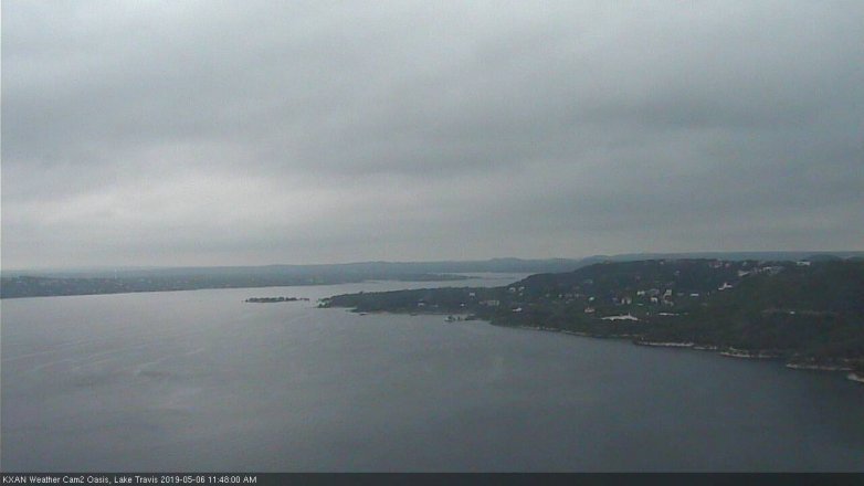 Lake Travis webcam, May 6, 2019 10:50 AM CT