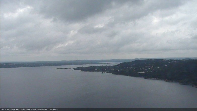 Lake Travis webcam, May 6, 2019 11:30 AM CT