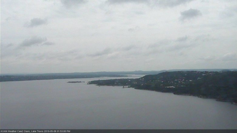 Lake Travis webcam, May 6, 2019 12:55 PM CT