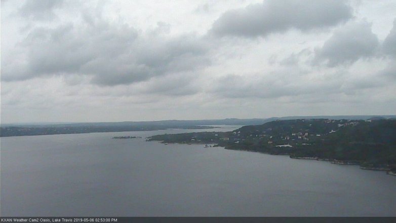 Lake Travis webcam, May 6, 2019 1:55 PM CT