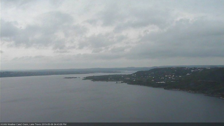 Lake Travis webcam, May 6, 2019 3:45 PM CT