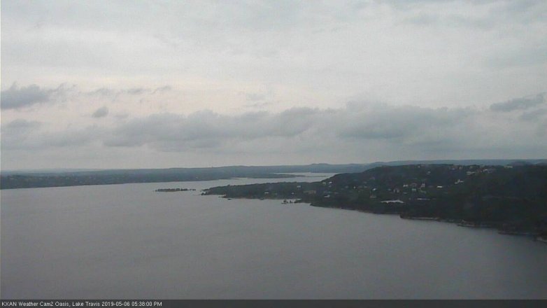 Lake Travis webcam, May 6, 2019 4:40 PM CT