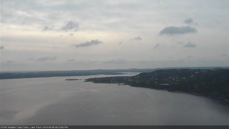 Lake Travis webcam, May 6, 2019 5:20 PM CT