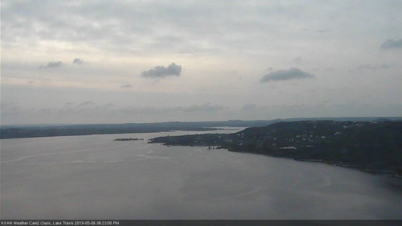 Lake Travis webcam, May 6, 2019 5:25 PM CT
