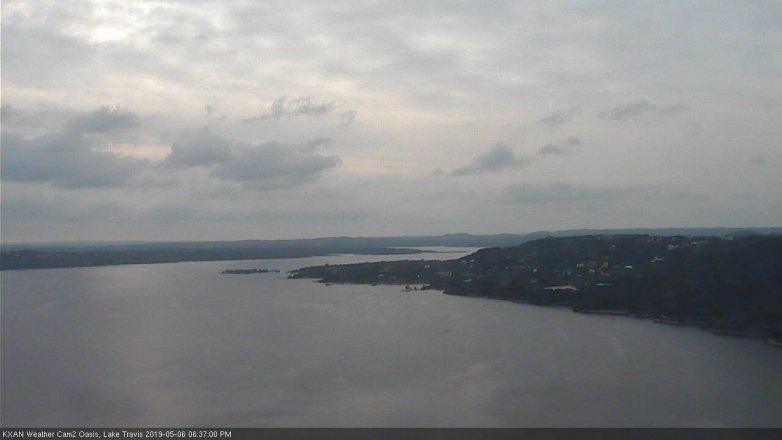 Lake Travis webcam, May 6, 2019 5:40 PM CT