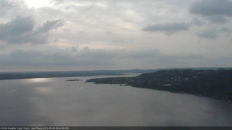 Lake Travis webcam, May 6, 2019 5:45 PM CT